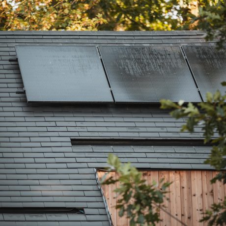 zonnepanelen nieuwbouwwoning in otegem