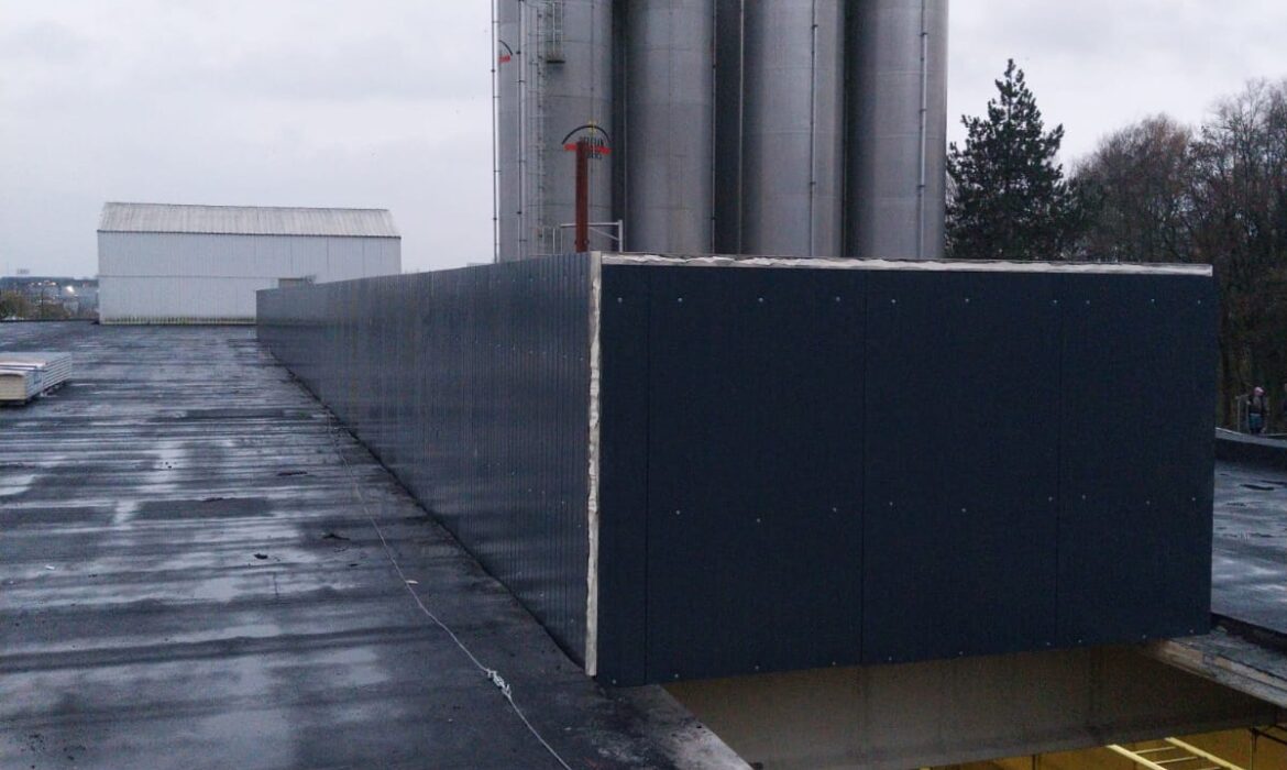 industriële optopping in steelframe