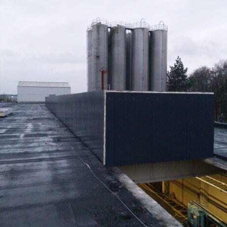 industriële optopping in steelframe