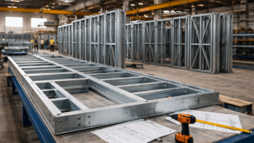 Prefab steelframebouw: sneller bouwen met maximale controle